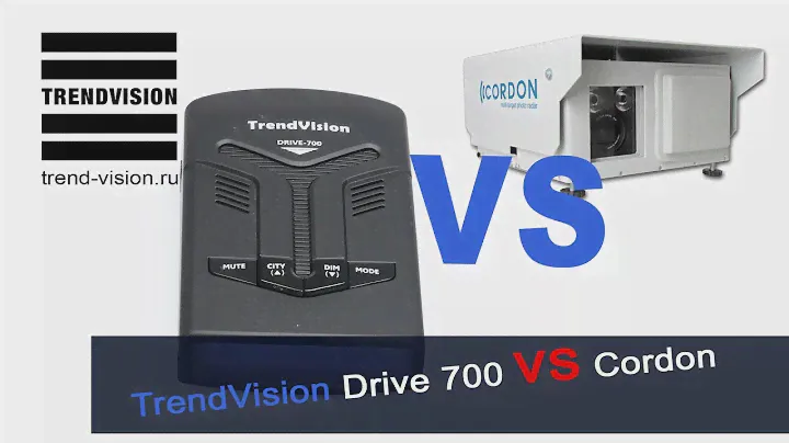 TrendVision Drive 700 vs Cordon M2 в спину