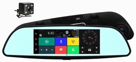 Видеорегистратор TrendVision aMirror Slim, 2 камеры, GPS черный