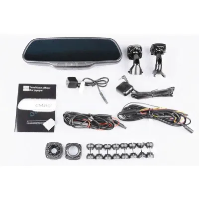 Full HD В/регистратор-Р/детектор-зеркало з/вида TrendVision aMirror 10в1, 3G, GPS, Android, 8Gb, 2 камеры-3